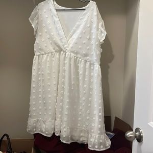 White Amazon Dress